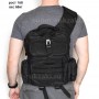 рюкзак BL-126 черный на человеке со спины