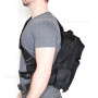 рюкзак BL-126 черный на человеке с левого бока