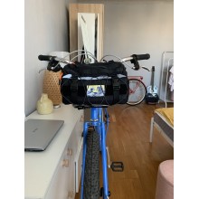 Сумка на руль велосипеда V4.4 PRO черная 7л универсальная Сумка на руль велосипеда V4.4 PRO черная 7л универсальная