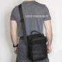 Тактическая сумка "Бардачок" Версия-1 (6л.) черная (на человеке)