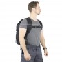 тактический рюкзак Mr. Martin 5035 черный (на человеке вид спереди и правого бока)