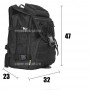тактический рюкзак Mr. Martin 5035 черный (размеры)