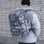 тактический рюкзак Mr. Martin 5071 АКУПАТ (серый пиксель) (на человеке вид с правого бока сзади)