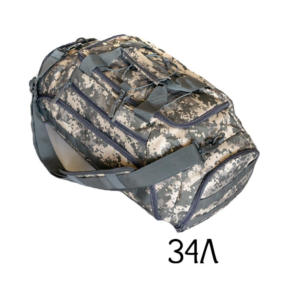 Тактический рюкзак-сумка Mr. Martin D-07 АКУПАТ (серый пиксель)