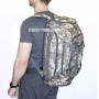 Тактический рюкзак-сумка Mr. Martin D-07 АКУПАТ (серый пиксель) (на человеке)