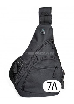 Однолямочный тактический рюкзак Mr. Martin 5908 черный